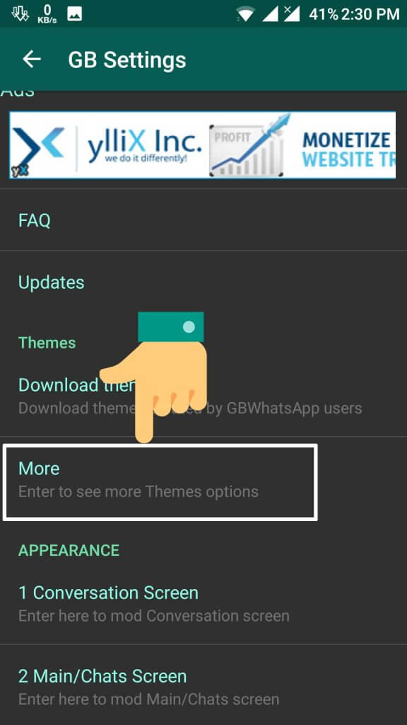 How to download and apply Whatsapp themes & skins.