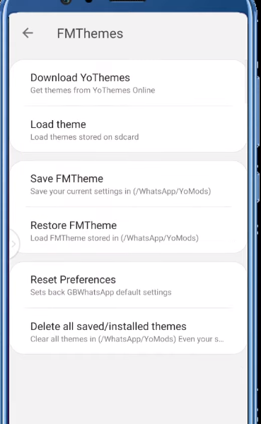 gb whatsapp yo themes download