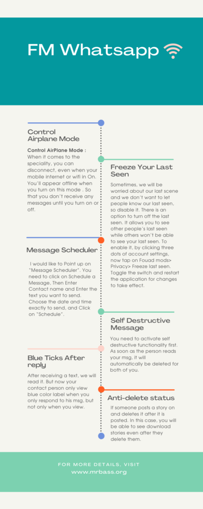 FM WhatsApp Features Infographics